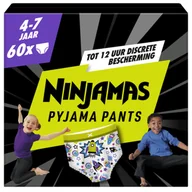 Pieluchy - Pampers Ninjamas Chłopiec Pieluchomajtki, 60 par pieluchomajtek 7 lat - miniaturka - grafika 1