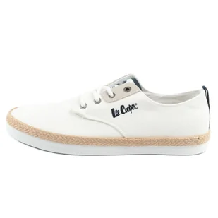 Buty Lee Cooper LCW-25-02-3252M trampki espadryle męskie białe - Trampki męskie - miniaturka - grafika 1