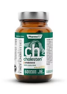 PharmoVit HerbalLine Cholesten cholesterol 60kaps - Serce i układ krążenia - miniaturka - grafika 1