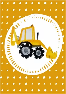 koparka - plakat Wymiar do wyboru: 40x50 cm - Plakaty koparka - plakat Wymiar do wyboru: 40x50 cm - Plakaty - miniaturka - grafika 1