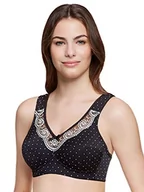 Biustonosze - Susa Damski biustonosz bez fiszbin, wielokolorowy (czarny nadruk 079)., 110D - miniaturka - grafika 1