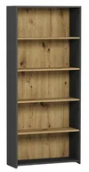 Regały - Regał 80CM Półka Szafka Książki Segregatory Antracyt MIX Artisan - miniaturka - grafika 1