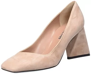 Pollini Damskie czółenka z dekoltem, szare, rozmiar 38,5 EU - Czółenka - miniaturka - grafika 1