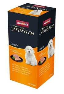 Animonda 40 + 8 gratis! vom Feinsten 48 x 150 g Junior Drób z sercami indyczymi|  od 89 zł i Super Promocje od zooplus! - Mokra karma dla psów - miniaturka - grafika 5