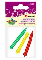 Pozostałe akcesoria dla plastyków - Titanum Igła do quillingu mix 3szt - miniaturka - grafika 1