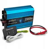 Przetwornice samochodowe - Przetwornica samochodowa 12V/230V 1500W czysty sinus, pilot, LCD - miniaturka - grafika 1