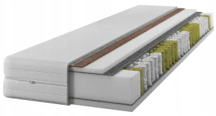 Materac kieszeniowy z kokosem 120x200 R7-B10 - Materace Materac kieszeniowy z kokosem 120x200 R7-B10 - Materace - miniaturka - grafika 1