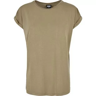 Urban Classics Damski kombinezon damski, krótki kombinezon z wiskozy, jednoczęściowy, z paskiem z wiskozy, rozmiary XS-XL, khaki, XS - Kombinezony - miniaturka - grafika 1
