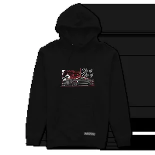 Czarna bluza z kapturem FORD Mustang Stang Gang-XXL - Odzież do sportów motorowych - miniaturka - grafika 1