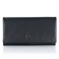 Portfele - Duży wielokolorowy portfel damski Visconti CM-72 - czarny - miniaturka - grafika 1