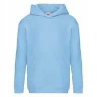 Bluzy dla dziewczynek - Bluza Dziecięca Z Kapturem Hooded Sweat New Sky Blue r. 9-11(140) - miniaturka - grafika 1