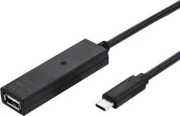 Kabel USB Value USB-C - USB-A 15 m Czarny