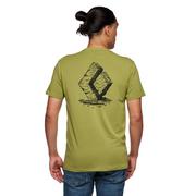 Koszulki męskie - Męski t-shirt Black Diamond Boulder Tee camp green - L - miniaturka - grafika 1