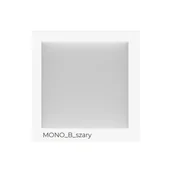 Panele ścienne i boazeria - Panel tapicerowany Mollis Print Mono B szary - miniaturka - grafika 1