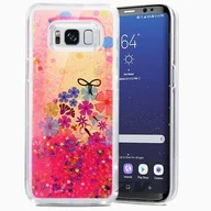Etui i futerały do telefonów - Zizo Liquid Glitter Star Case Etui Samsung Galaxy S8+ (Spring Flowers) - miniaturka - grafika 1