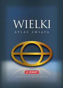 DEMART Wielki Atlas Świata (edycja limitowana w etui) - Atlasy i mapy - miniaturka - grafika 1