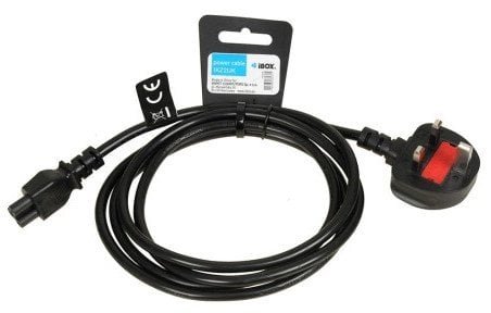 KABEL ZASILAJĄCY I-BOX DO NOTEBOOKÓW KONICZYNKA VDE 3X0 75MM MIEDŹ WTYCZKA UK IKZ2UK