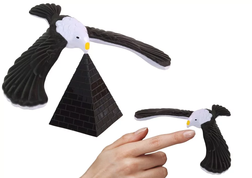 Antygrawitacyjny ptak balansujący czarny - Leantoys