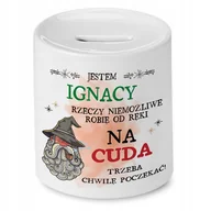 Skarbonki - Skarbonka Dla Ignacego na Urodziny Idealny Prezent z Nadrukiem ze Zdjęciem - miniaturka - grafika 1