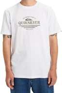 Koszulki męskie - t-shirt QUIKSILVER TYPE LINE WBB0/WHITE - miniaturka - grafika 1
