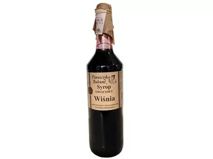 Syrop Wiśnia 1L Piwniczka Babuni - Cukier i słodziki - miniaturka - grafika 1