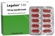 INPHARM Legalon 140 mg x 20 kaps twardych import równoległy Inpharm
