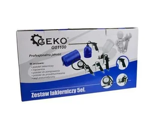 Geko ZESTAW LAKIERNICZY 5 EL. G01100 - Pistolety malarskie - miniaturka - grafika 6