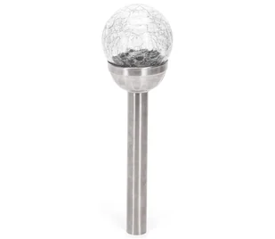 Aigostar - LED Lampa solarna LED/0,006W/1,2V 37,8cm chrom 6500K IP44 - Lampy ogrodowe - miniaturka - grafika 1