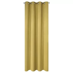 Eurofirany Zasłona Rossie 140x250 Musztardowa ex-zas-rossie-muszt-135x250-przel - Zasłony - miniaturka - grafika 1