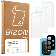 Szkła hartowane na telefon - Bizon Szkło hartowane Bizon Glass Clear - 3 szt. + obiektyw, Galaxy A52 / 5G 5903896180557 - miniaturka - grafika 1