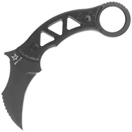 Noże - Nóż FOX Tribal K Karambit Black G10, Black Top Shield N690Co by Doug Marcaida (FX-803) - miniaturka - grafika 1