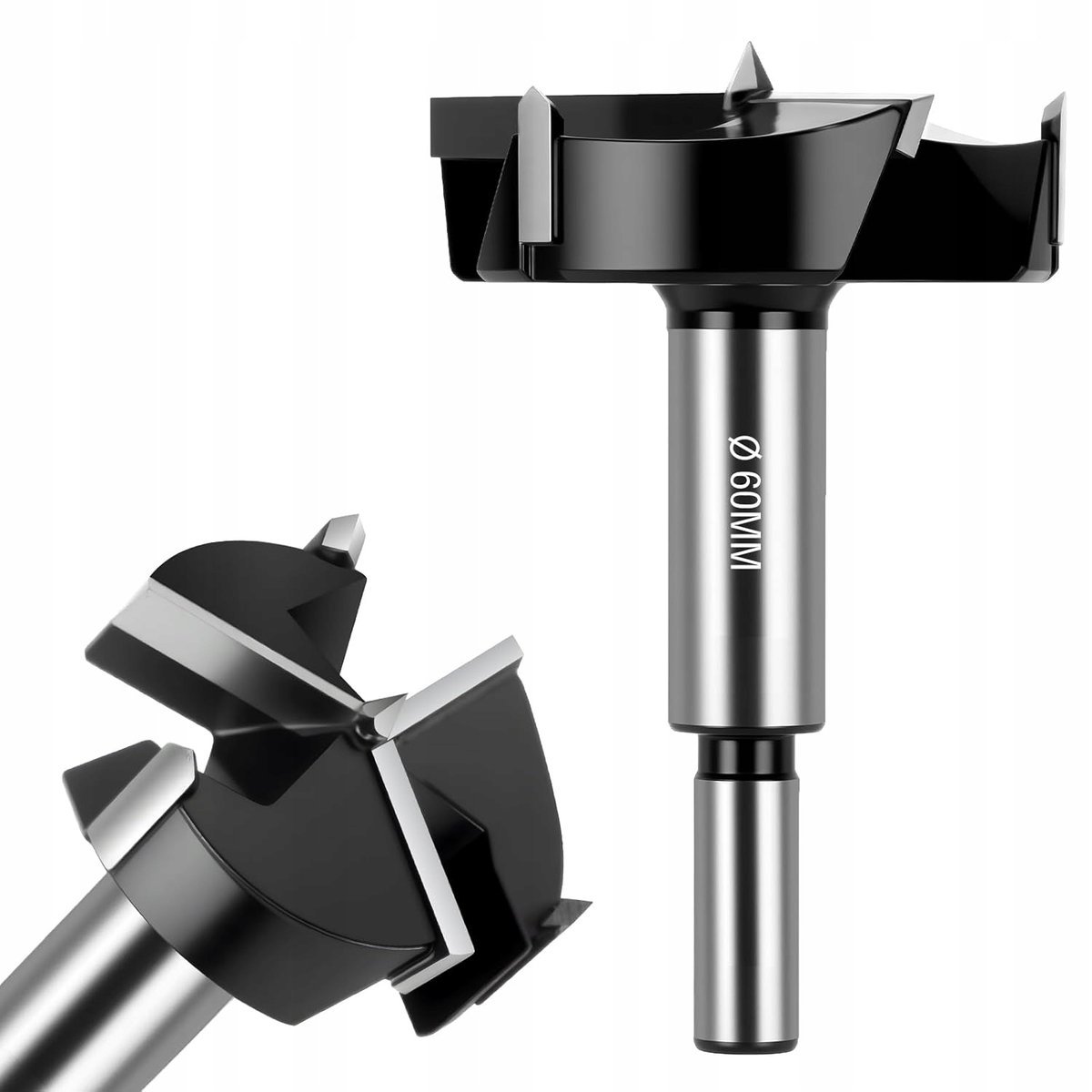 WIERTŁO PIASTOWE DO DREWNA 60MM AKCESORIA DO WIERTARKI WIERTŁO DO DREWNA