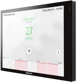 Kamery internetowe - Crestron 7 in. Room Scheduling Touch Screen for Zoom Rooms® Software, Black Smooth, includes one TSW-770-LB-B-S light bar and one TSW-770/1070-MSMK-ANG-B-S multisurface mount kit - miniaturka - grafika 1