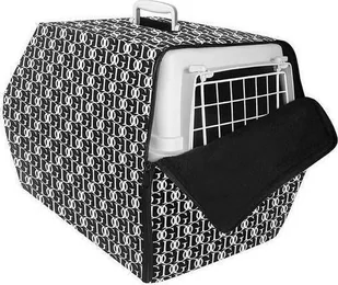 Chaba CHABA OCIEPLACZ NA TRANS.2/BLACK FASHION 60x39x34cm - Transportery dla kotów - miniaturka - grafika 1