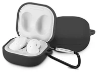 Akcesoria do słuchawek - Etui silikonowe Alogy Slim Case do Samsung Galaxy Buds Live/ Buds Pro Szare - miniaturka - grafika 1