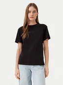 Koszulki i topy damskie - Calvin Klein T-Shirt K20K208294 Czarny Regular Fit - miniaturka - grafika 1