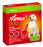 Vet-Agro VET-AGRO FIPREX DUO L 268 mg + 241,2 mg roztwór do nakrapiania dla psów 44868-uniw