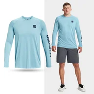 Koszulki męskie - Koszulka longsleeve fitness męska UNDER ARMOUR z długim rękawem - miniaturka - grafika 1