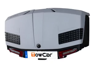 Box na hak TowBox V3 400L/ szary - Inne bagażniki - miniaturka - grafika 1