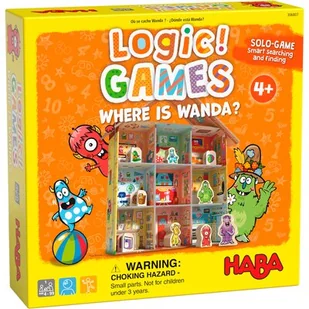 Gra Logiczna Logic! Games - Gdzie Jest Wanda? 4+ - Gry planszowe - miniaturka - grafika 1
