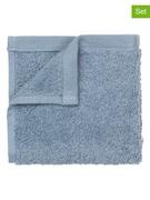 Ręczniki - Blomus Ręczniki (4 szt.) "Riva" w kolorze niebieskim dla gości - 30 x 30 cm - miniaturka - grafika 1
