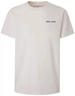 Pepe Jeans Koszulka męska Rakee, biały, XXL - Koszulki męskie - miniaturka - grafika 1