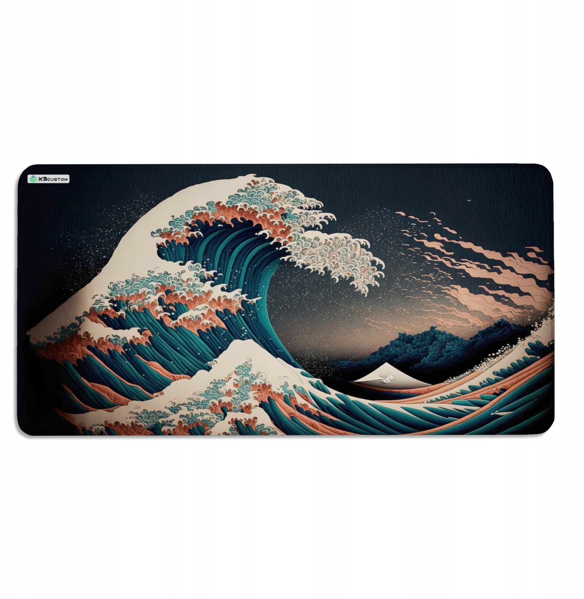 Podkładka KBcustom DUŻA PODKŁADKA MATA POD MYSZKĘ MYSZ 120x60cm XXXL KBcustom Na Biurko Sea 47
