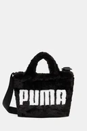 Torebki damskie - Puma torebka Up Faux Fur Mini kolor czarny 91713 - miniaturka - grafika 1