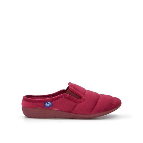 Scholl Cloudy Ela, Kapcie Damskie, 37 EU, Bordaux, 37 EU