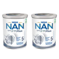 Mleko modyfikowane - Zestaw Nestle NAN Optipro Plus 5, produkt na bazie mleka dla dzieci po 2,5 roku, 2 x 800 g - miniaturka - grafika 1