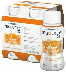 Nestle Resource 2.0 Morelowy 4 X 200 Ml - Desery dla dzieci - miniaturka - grafika 1