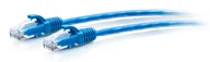 Kable miedziane - C2G C2G30125 kabel sieciowy Niebieski 0,3 m Cat6a U/UTP (UTP) 30125 - miniaturka - grafika 1
