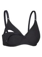 Biustonosze ciążowe - Naturana Biustonosz w kolorze czarnym do karmienia - miniaturka - grafika 1