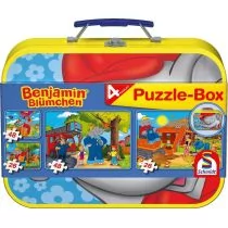Schmidt Spiele Spiele, puzzle w walizce Słoń Benjamin - Puzzle - miniaturka - grafika 1